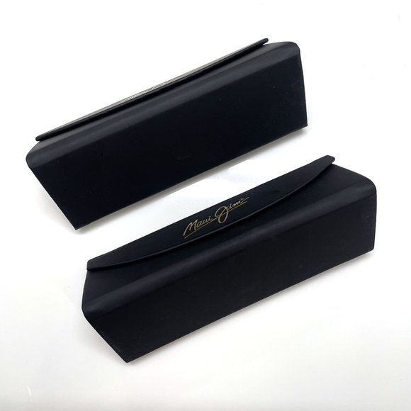 NWOT - Maui Jim Black Sunglasses/glasses Cases - Two Pack - Picture 7 of 8